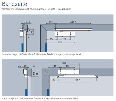 ECO Gleitschienenschließer TS 31 – EN 1-3